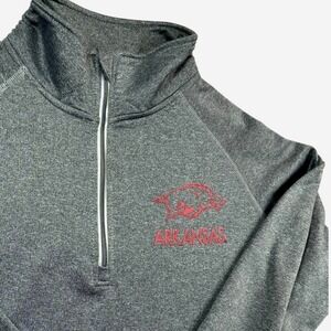 Arkansas Razorbacks Pullover Women L 1/4 Zip Long‎ Sleeve KA Knights Apparel